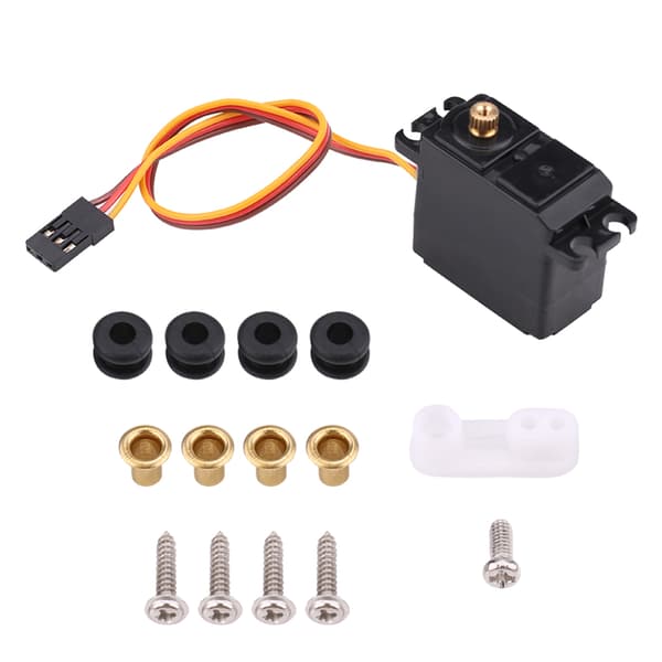 Vandtæt metalgear servo 2,2 kg til 1/16 1/14 1/12 RC biler