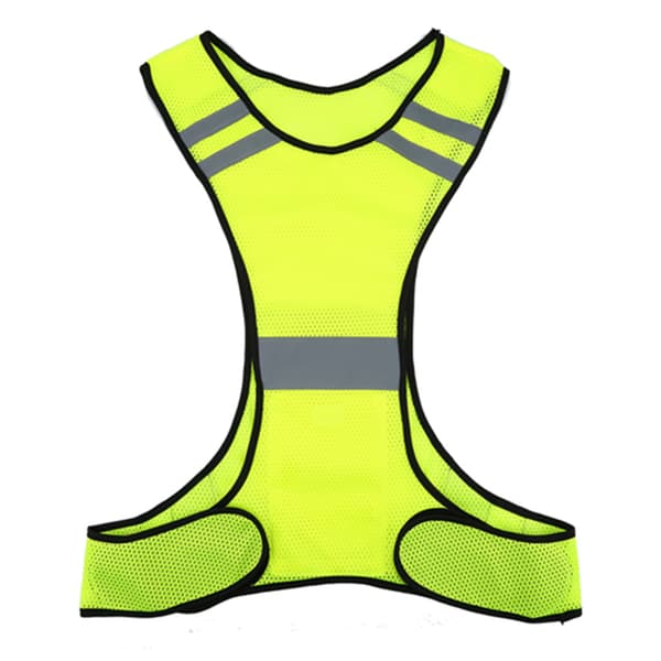 Refleksvest med høy synlighet for nattløping og sykling - Justerbar - Lime