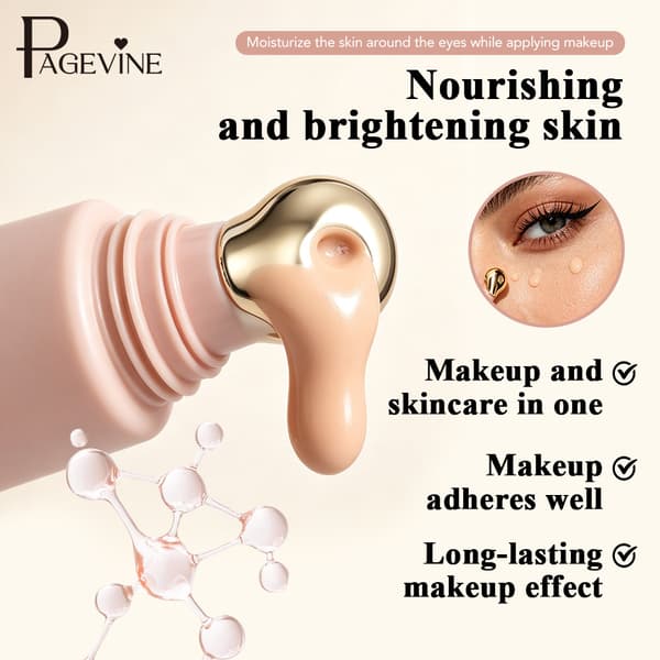 Under-eye brightening fluid, flytende concealer tilgjengelig i 6 nyanser, multi-effekt øyeprimer, flyt... 1