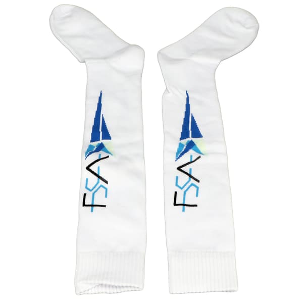 Unisex Fäktsockor, Kammad Bomull, Svettavledande, Andningsbara, Elastiska, Halkfria