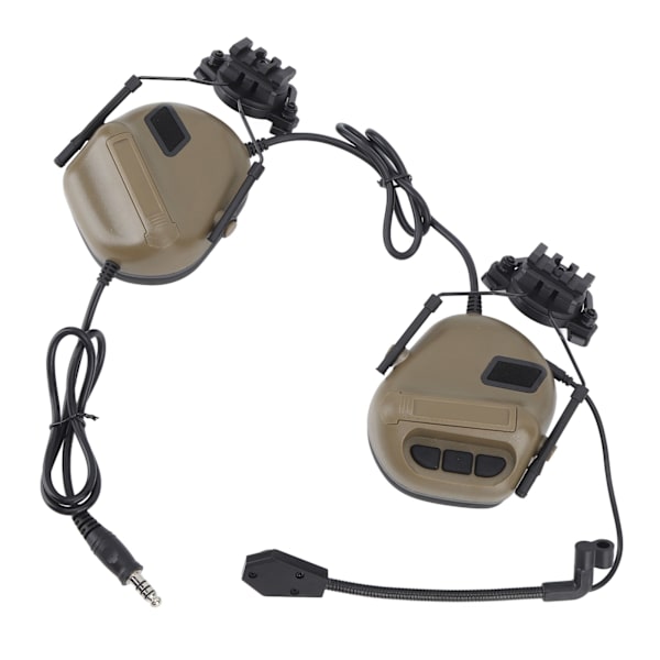 Headset til skydning med lydforstærkning og mikrofon, elektronisk høreværn.