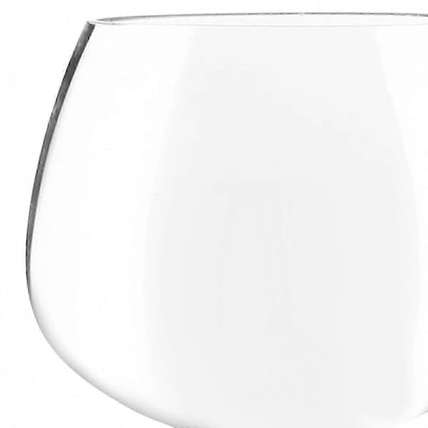 Overdimensioneret stilkglas, stort klart glas, perfekt til aftener med venner.