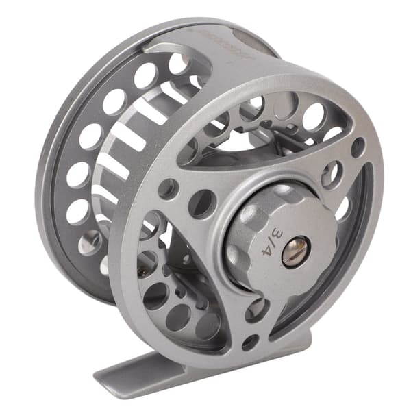3/4 Fluefiskerulle, Helt Metal, CNC Aluminiumlegering, Sølv