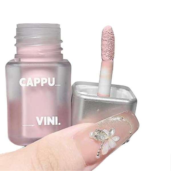 Flydende, mat, langtidsholdbar blush, velegnet til ansigt, læber og øjne.