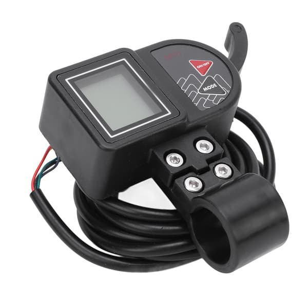 Elcykel-dashboard med LCD-display, 3 baggrundsbelysningsniveauer, vandtæt, 36V