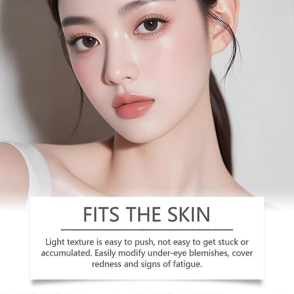 Under Eye Brightener, Concealer Full Coverage for Dark circles, Lightweight Radiant Cream Under E