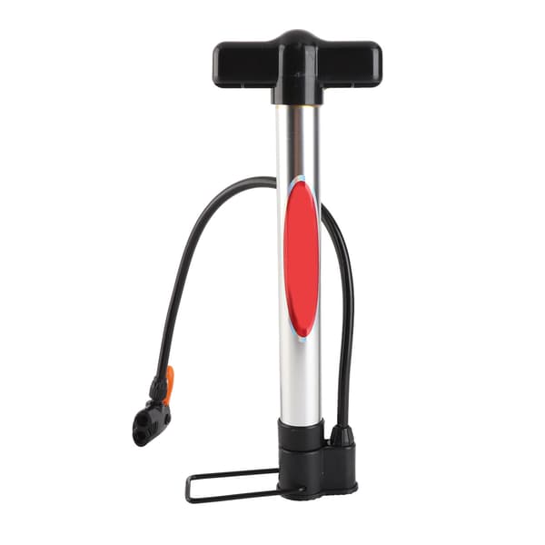 Bärbar Mini Luftpump i Aluminium för Cykel med Multifunktionsmunstycke och Tillbehör för Bollar och Däck