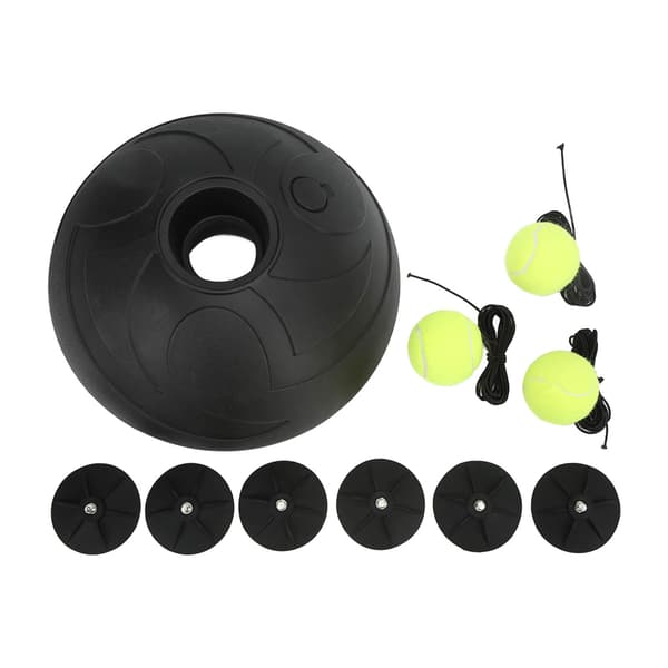 Tennistrener med stabil base og 4m elastisk snor for individuell trening