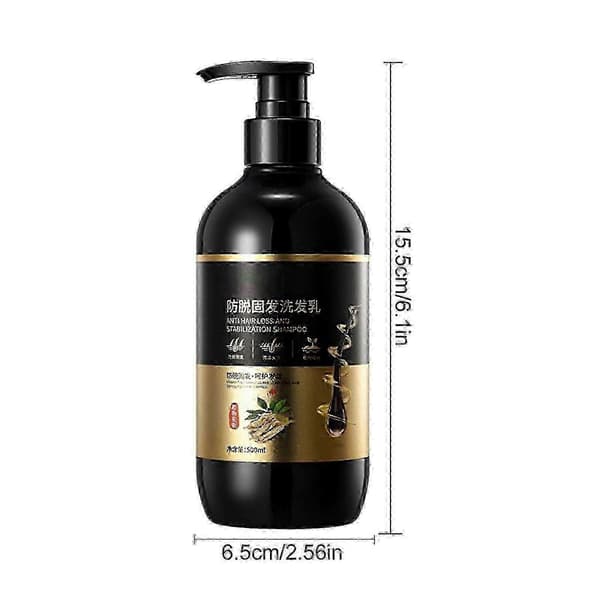 Anti-hårtabsshampoo med Polygonum multiflorum hårkompleks.