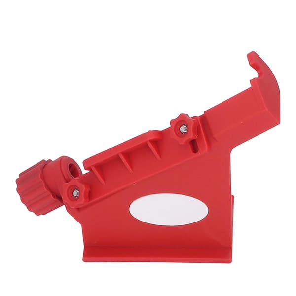 Justerbar magnetisk fletching-jigg med rette klør og propell for bueskytterpiler, rød ABS