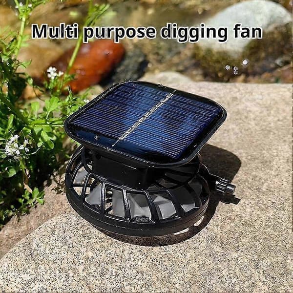 Solar klipsvifte, hatt-klips kjøler, ideell for reise og utendørsaktiviteter, 800 mAh