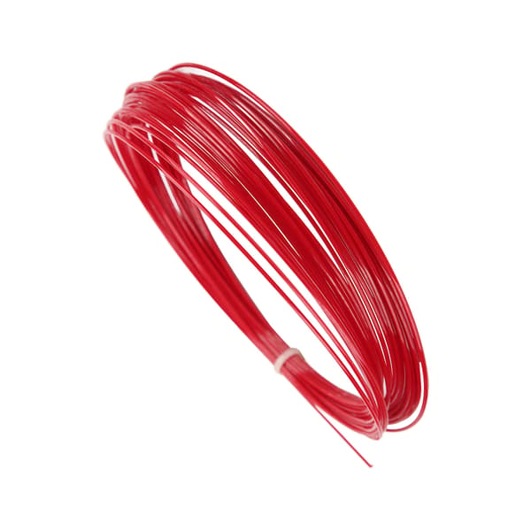 Professionel sekskantet tennisline 12m/39.4ft holdbar polyesterfiber rød