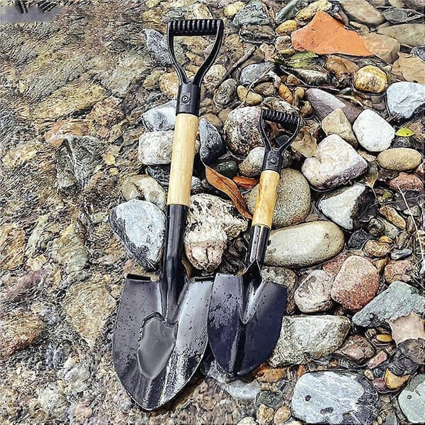 Mini vanntett hagespade laget av manganstål (liten størrelse)