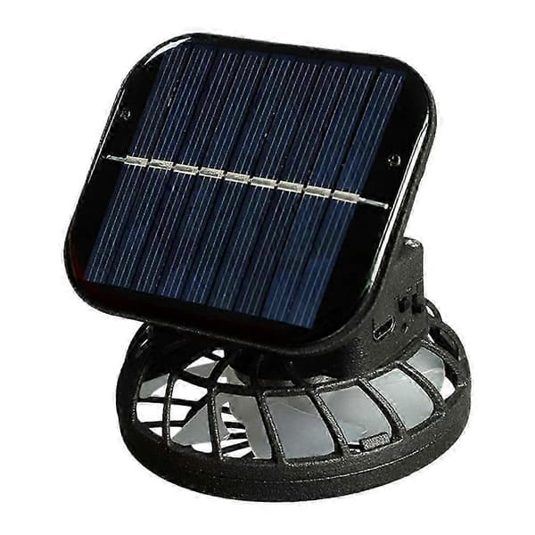 Solar klipsvifte, hatt-klips kjøler, ideell for reise og utendørsaktiviteter, 800 mAh