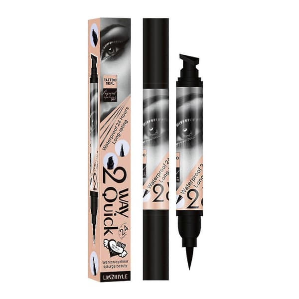 Vinget Eyeliner Stempel, Wingliner Eyeliner Penner, Langvarig Vanntett og Smussfri Vingeøye L