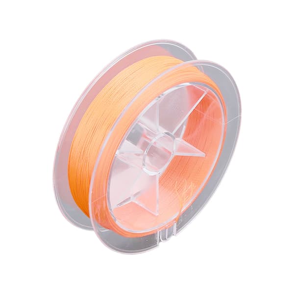 Voksfri fluefiske trimlinje 20LB 50m i oransje polyester