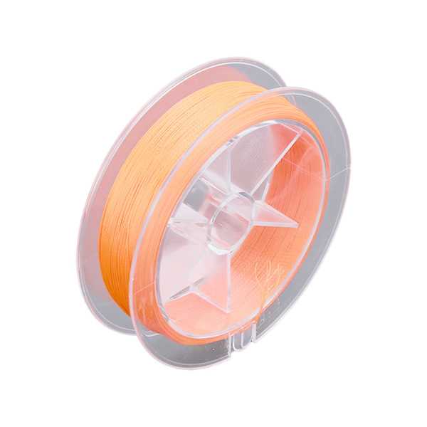 Voksfri fluefisketrimline 20LB 50m i orange polyester