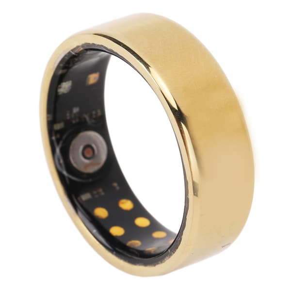 Smart hälso- och träningsring, sömnspårare, stegräknare, guld, US 8, 60 mm
