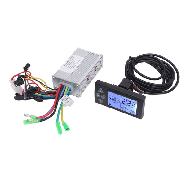 24V-48V 350W børsteløs motorstyring med LCD-skærm, regntæt sæt