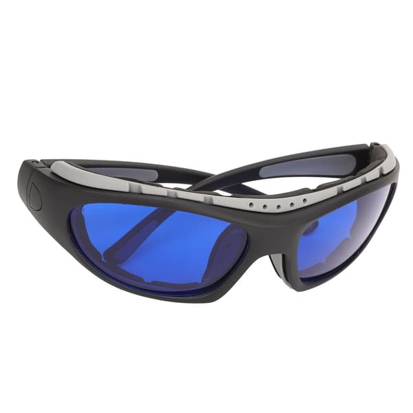 Golfbollssökningsglasögon PC Bred Syn Anti-Slip Skydd med Blå Linser och Grå Ram
