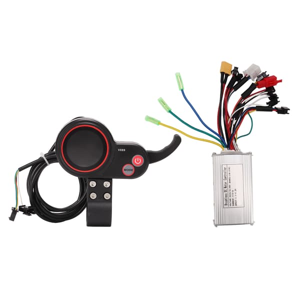 Elektrisk løbehjul-controller med LCD-display, sinusbølge, 3 tilstande, 17A, 24V, 36V, 48V