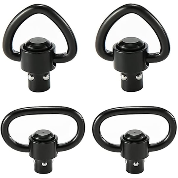 4-pack QD Sling Swivels 1.25\" med snabbkopplingsknappar för utomhusremstöd