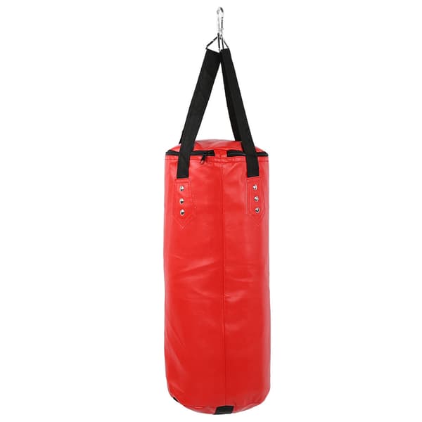 Barns hängande boxningssäck 60cm PU för barn Muay Thai träning röd