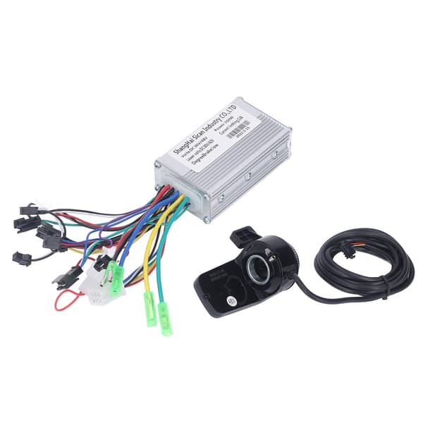 350W 36V 48V børsteløs motorkontrollersett med LCD-panel S886 for elsykkel