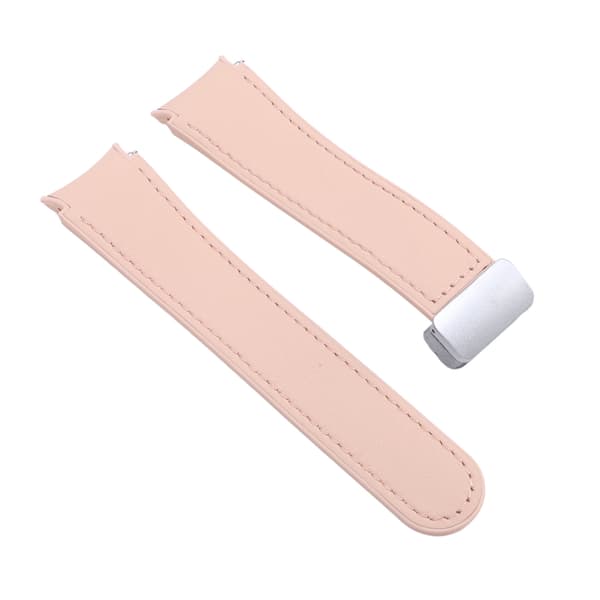 Magnetisk silikone urrem, svedafvisende, med quick release til Watch 6, 5 og 4, Pink.
