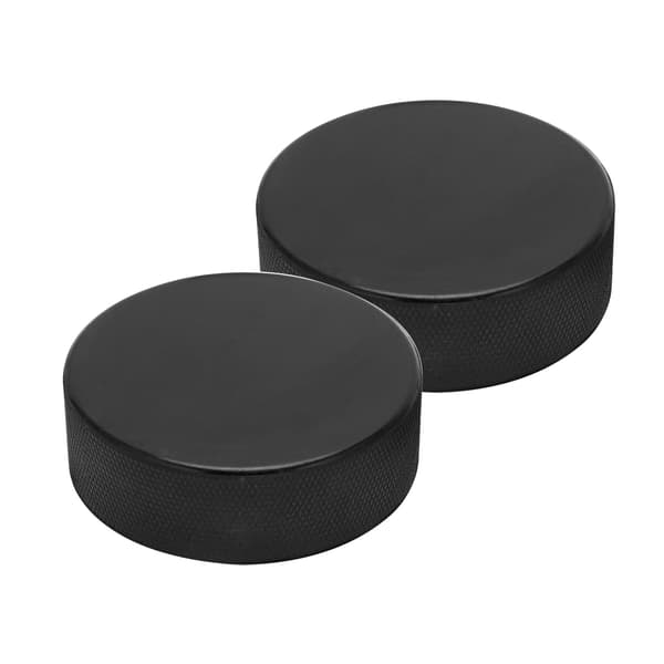 Offisiell størrelse solid gummi ishockeypuck for trening og øvelse BH-25