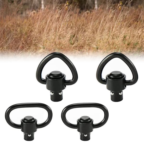 4-pack QD Sling Swivels 1.25\" med snabbkopplingsknappar för utomhusremstöd