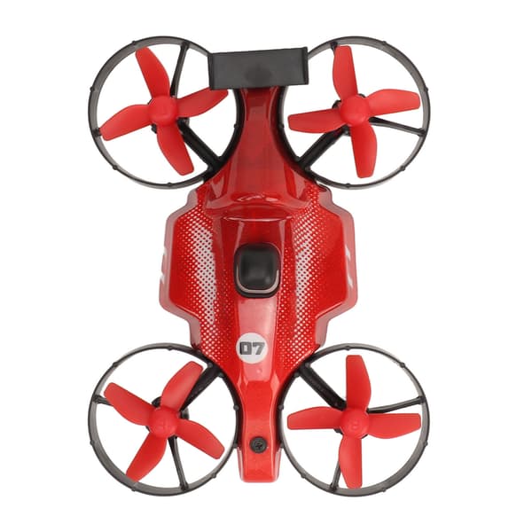 Mini 4-akselinen kauko-ohjattava drone päätön-tilalla, 3D-kääntölelu, punainen