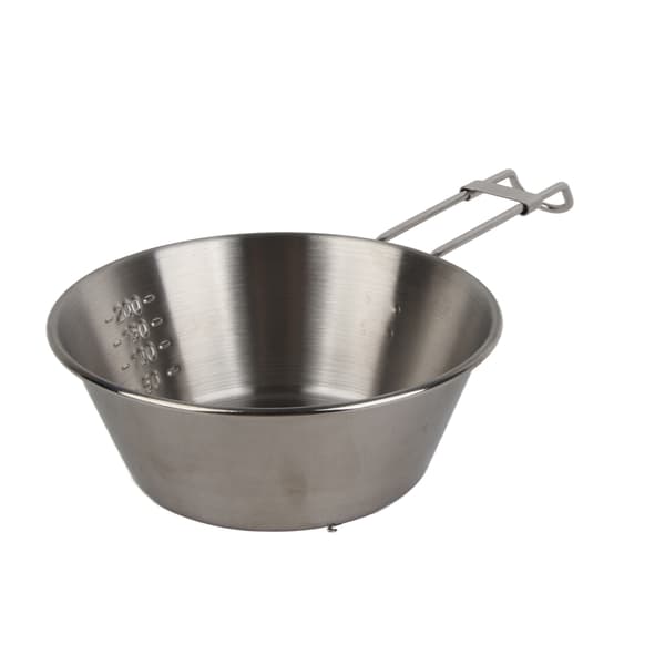 300 ml sammenklappelig skål i rustfrit stål til camping, picnic, grill, bærbar, multifunktionel