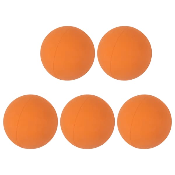 5 st 6 cm gummiboll – säker, miljövänlig för handträning, simbassänger, stränder – orange