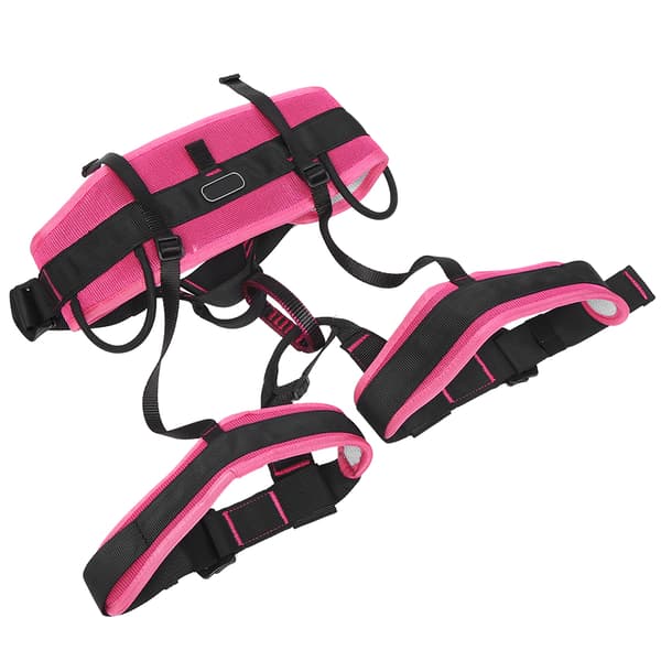Halvkrops sikkerhedssele til bjergbestigning, klatring, luftarbejde, camping - pink