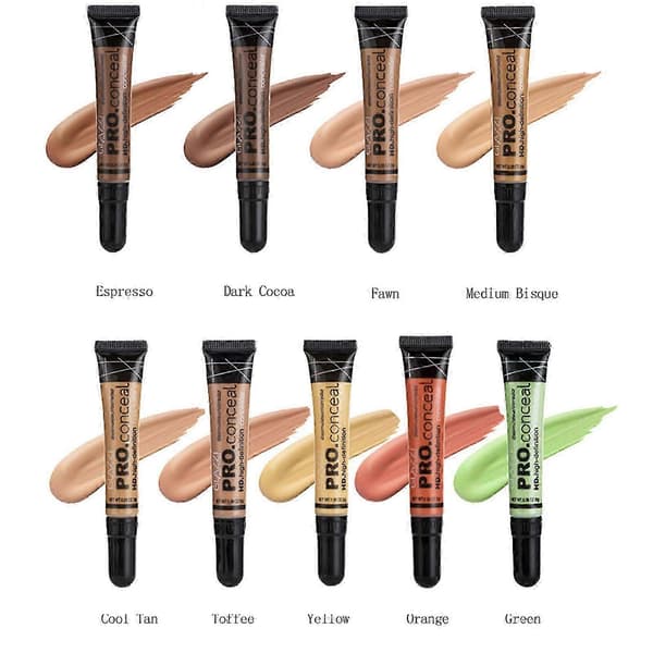 Alt-i-én concealer sæt, konturpalet, creme concealer palet