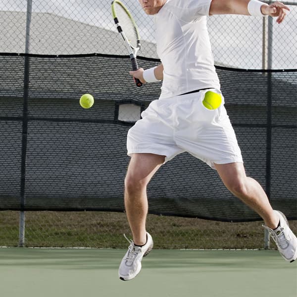Läpinäkyvä tennispallopidike, harjoitustuki, vyötärökiinnitys, kevyt ABS 24g