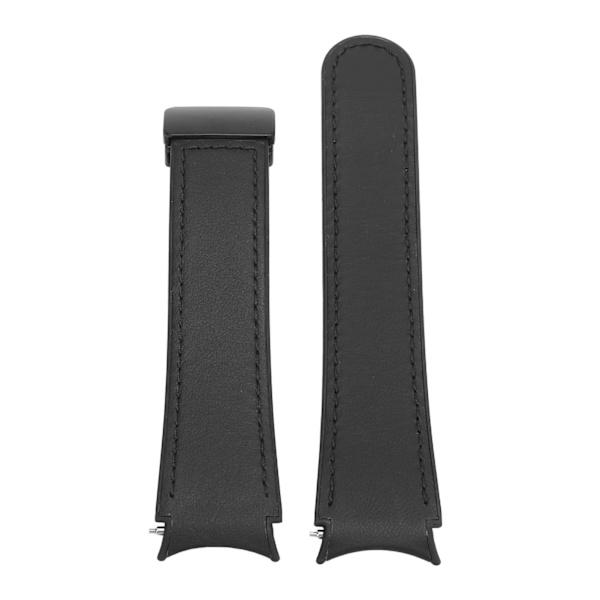 Sort silikonearmbånd med magnetisk quick-release spænde til Watch 6, 5 og 4