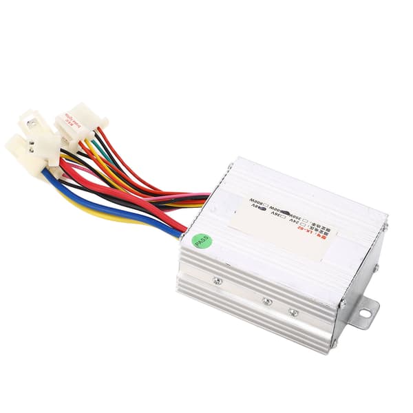 Hastighedsregulator til 48V 500W elektrisk cykelbørstemotor, sølv aluminiumslegering