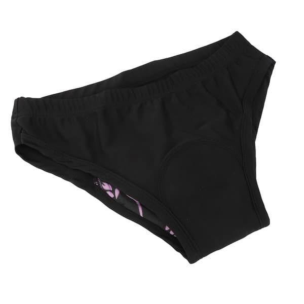 Cykelshorts til kvinder med 3D-polstring, åndbare, hurtigtørrende, sorte, XL