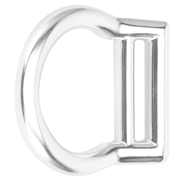 D-ringe, spænder til sikkerhedsseler i aluminium til rygsæk, bjergbestigning og udendørs brug.