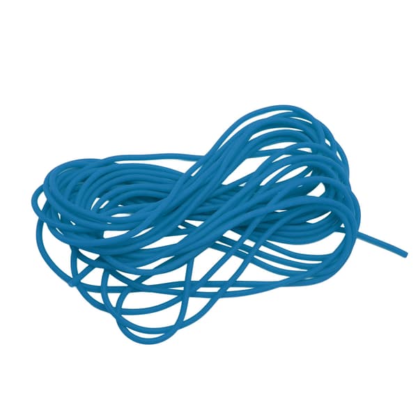 Latex elastisk snöre 2,1 mm 5 m elastisk snöre för tennisträning utomhussport blå