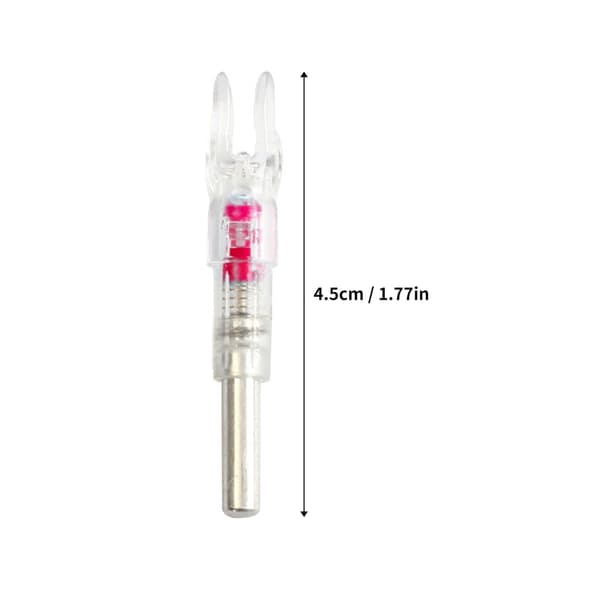 Belysta pilnockar 3-pack 4,5 cm LED PE Automatiska pilbågetillbehör