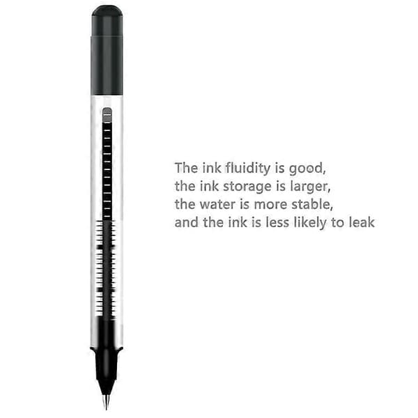 DELI S656 12-pak Rollerball Penne, 0,5 mm Flydende Blæk, til Studiebrug