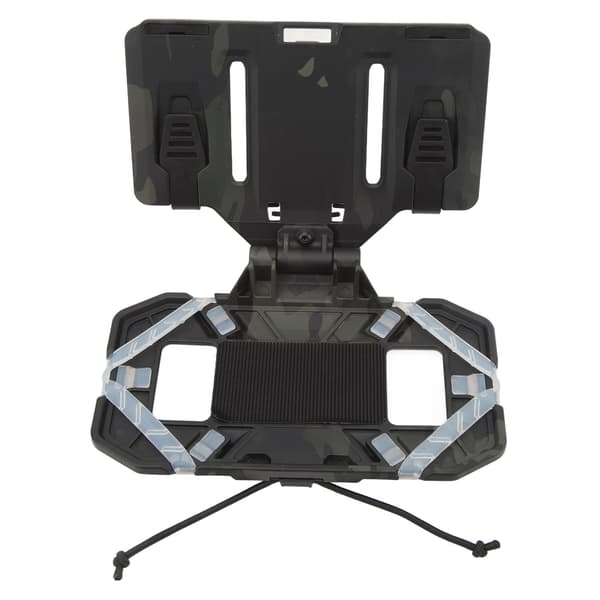 Multifunktionel foldbar nylon silikone vest telefonholder til MOLLE træning, sort, CP