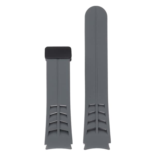 44mm silikonrem med magnetisk spenne for Galaxy Watch 7 6 5 4 Space Gray