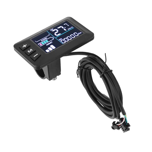 Farverigt LCD-display til elcykel, 6-bens kontrolpanel, varmebestandigt