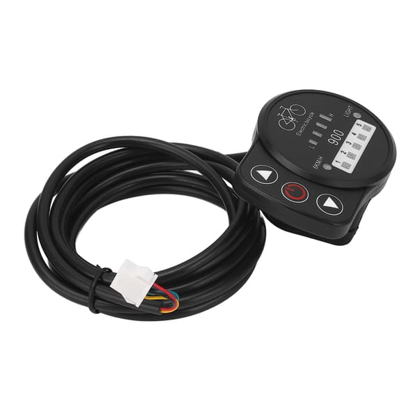 LED-måler for 36V 48V elektrisk sykkel med hastighetsvisning, batteri, frontlys for KT-kontroller