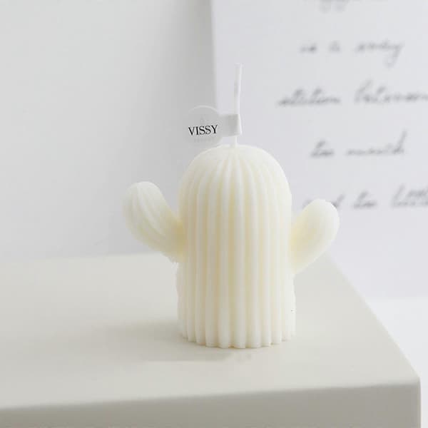 Lille kaktuslys duftende vokslys aromaterapi sukkulent ornament