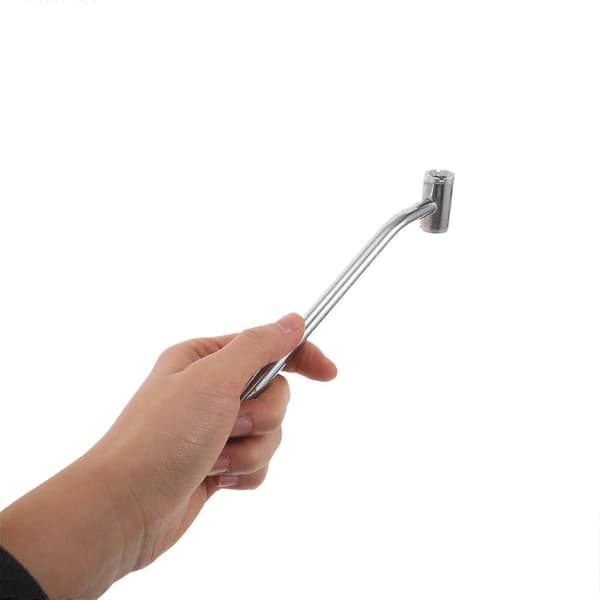 2-pack däckpumpar - Stålpumpadapter med hullingförsedd ände - Högtrycksmetallslang med snabbkopplingsventil